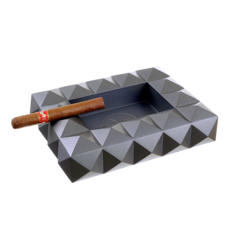 Пепельница Colibri Quasar на 8 сигар, Оружейная сталь