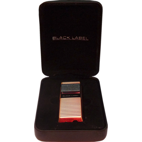 Зажигалка Black Label El Presidente Black Matte & Carbon  LBL50000