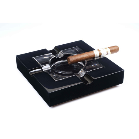Пепельница Howard Miller на 4 сигары, Черный лак