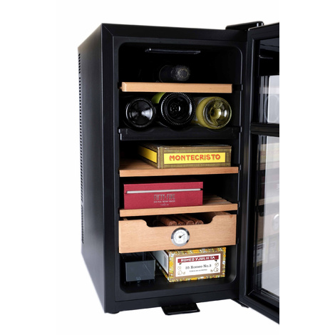 Хьюмидор-холодильник Howard Miller двухкамерный на 400 сигар и 6 бутылок вина