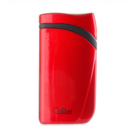 Зажигалка сигарная Colibri Falcon, красный металлик